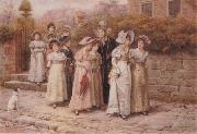 George goodwin kilburne Mirr Pinkerton-s Academy oil